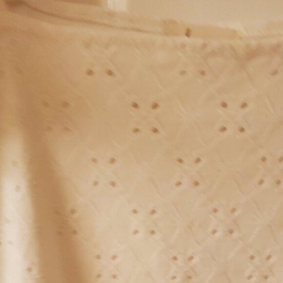 Les Amis Eyelet Knit Sleeveless Top in Ivory Size M (6-8)  color: Ivory - Picture 3 of 7